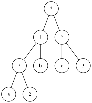 a binary tree